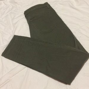 Uniqlo Green Skinny Jeans